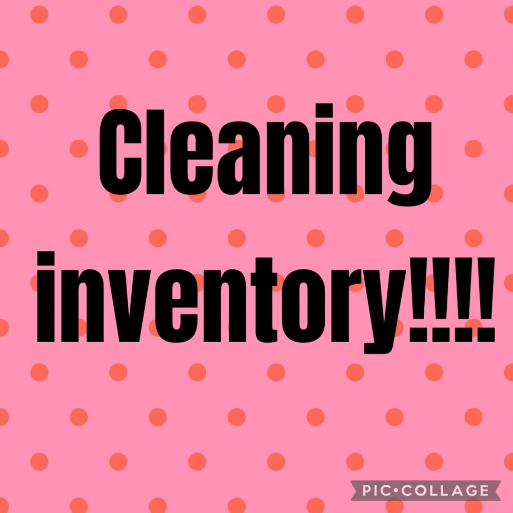 Cleaning inventory